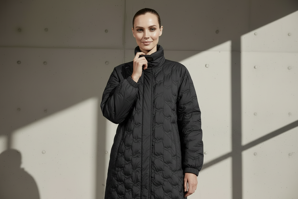 Coat with Quilted Pattern - GERRY WEBER