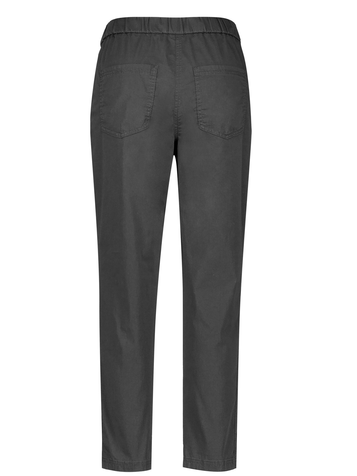 Pull-on Cotton Pant — Black