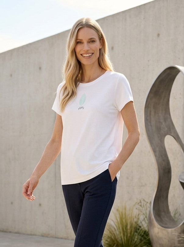 Top with Subtle Print