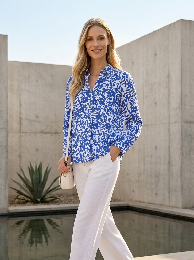 NEW Cotton Blouse - GERRY WEBER