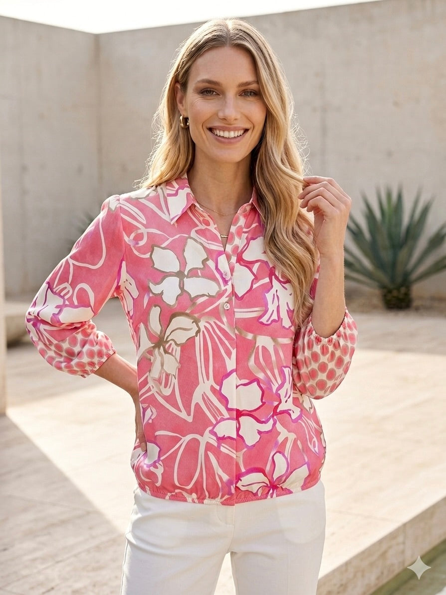 NEW Blouse with Print - GERRY WEBER