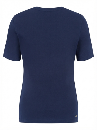 Cotton T-shirt - Navy
