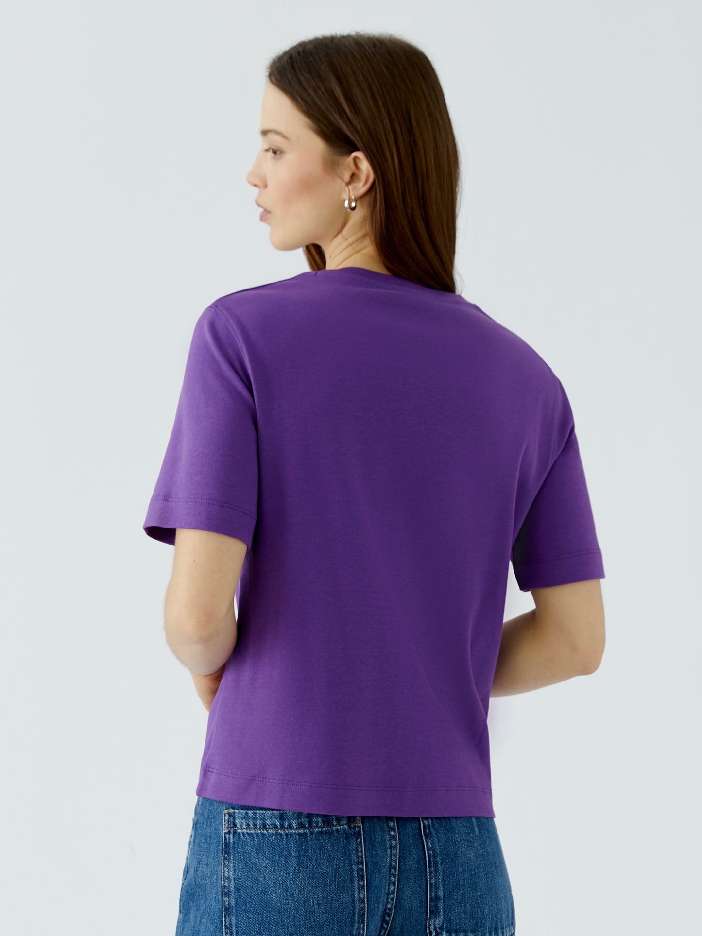 Cotton T-shirt - Purple