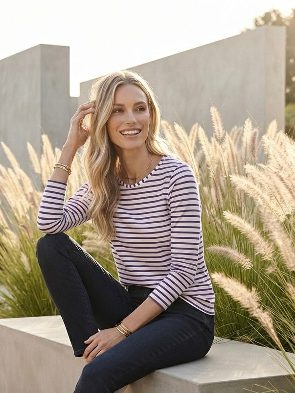 Top with Stripes