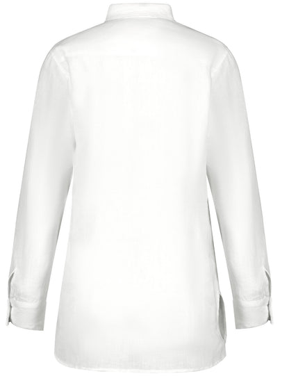 Linen Blouse with Side Slits - GERRY WEBER