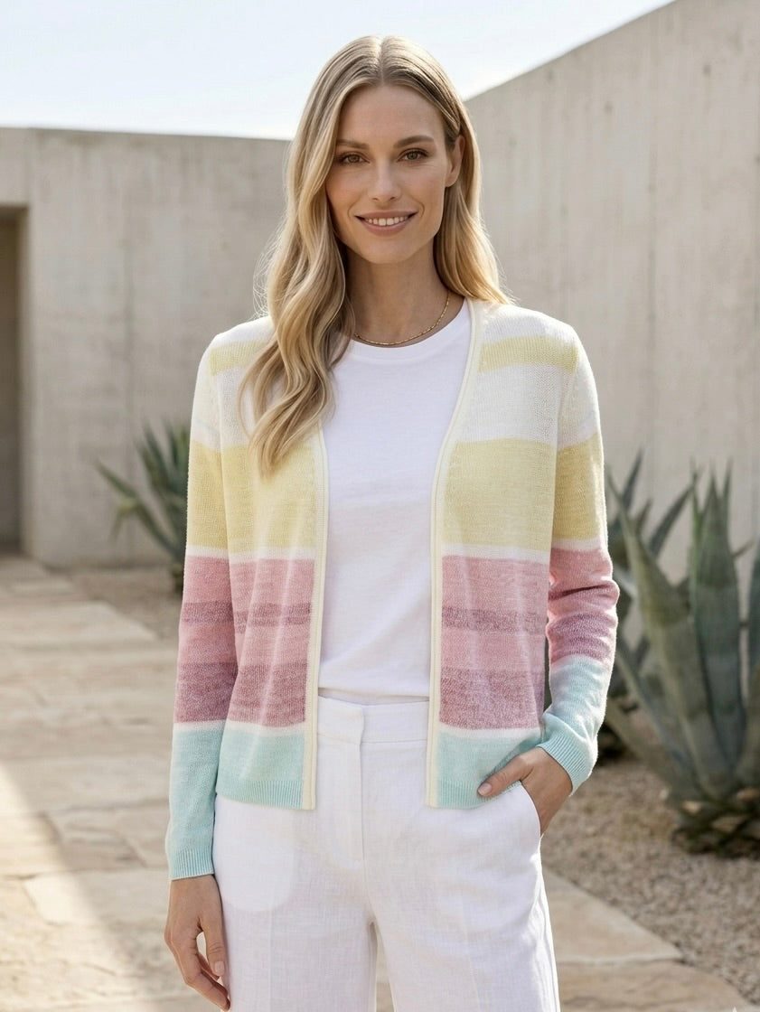 Colour Block Cardigan