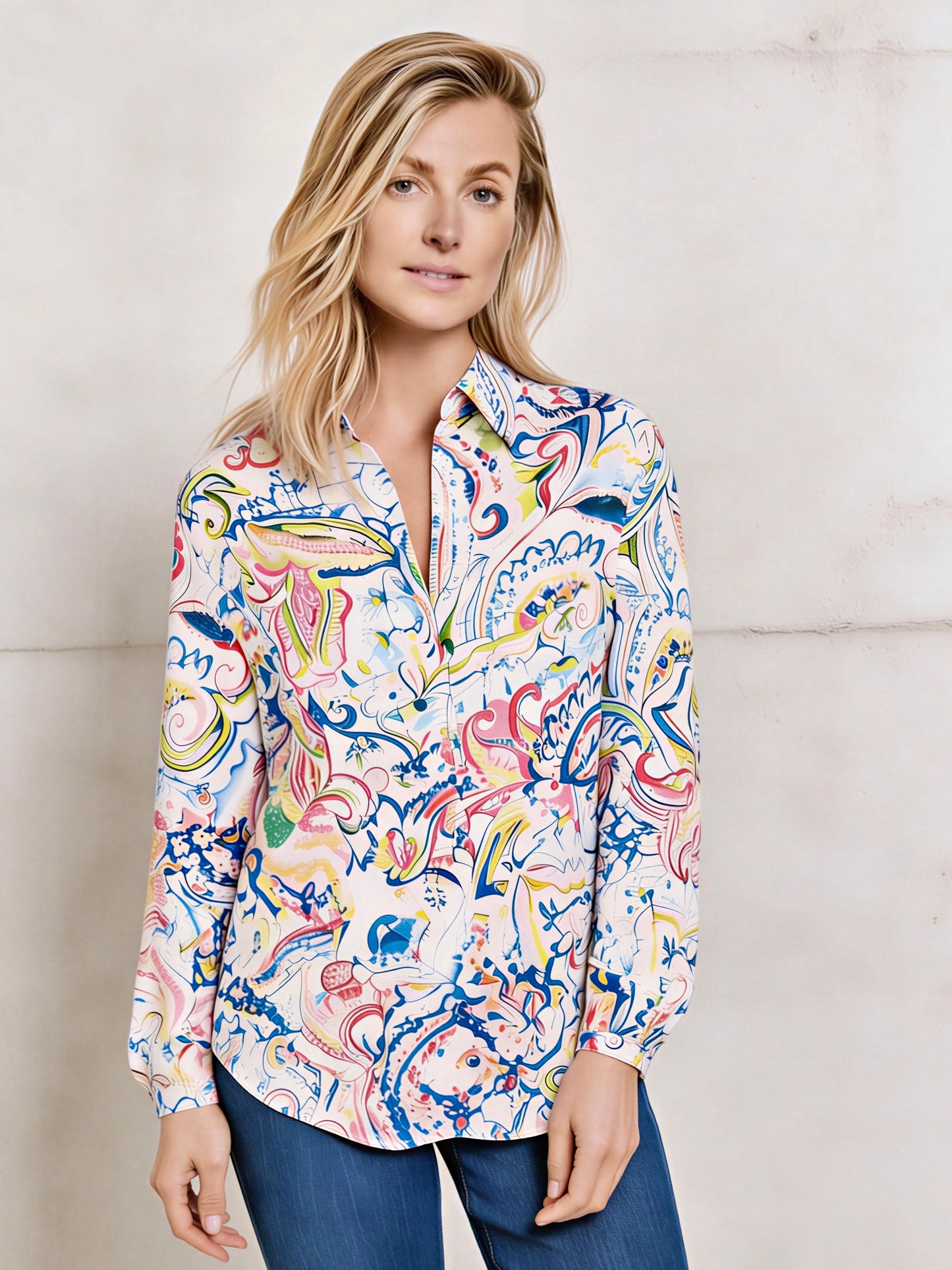 NEW Blouse with Print - GERRY WEBER