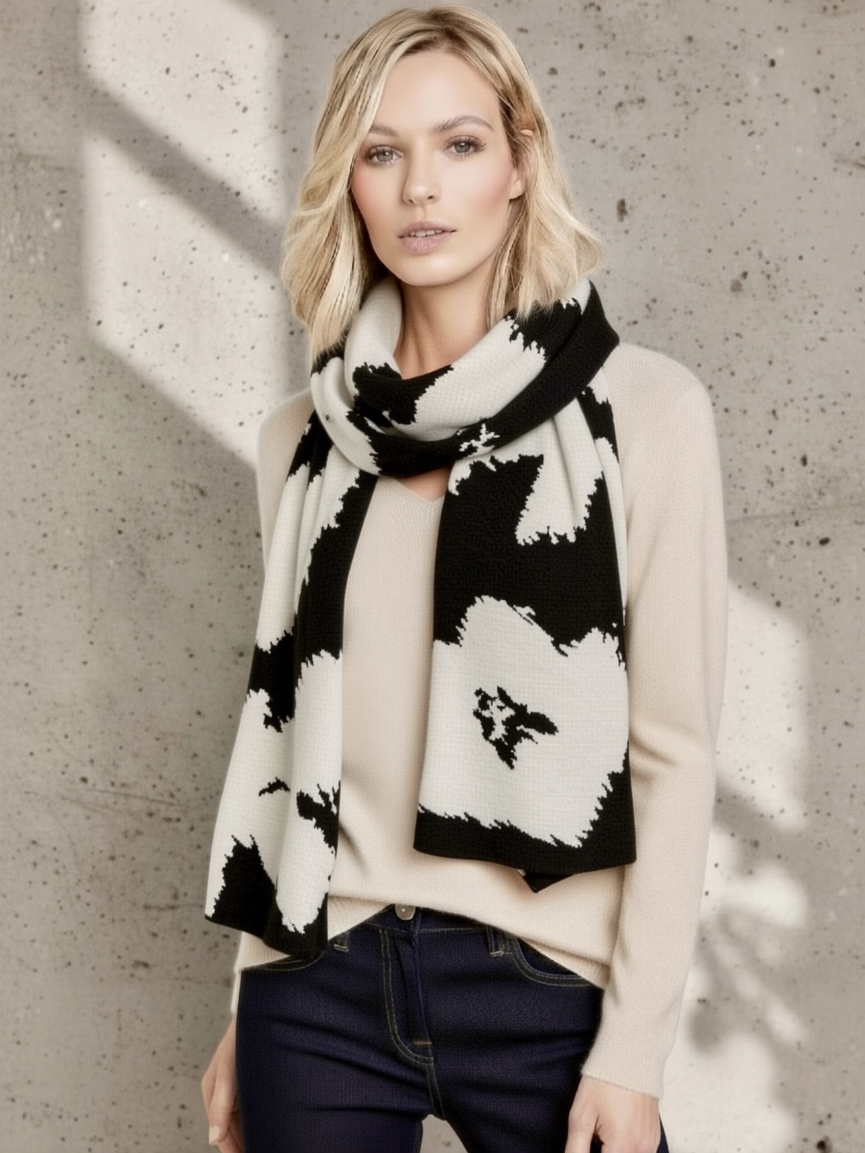 NEW Scarf with Print - GERRY WEBER