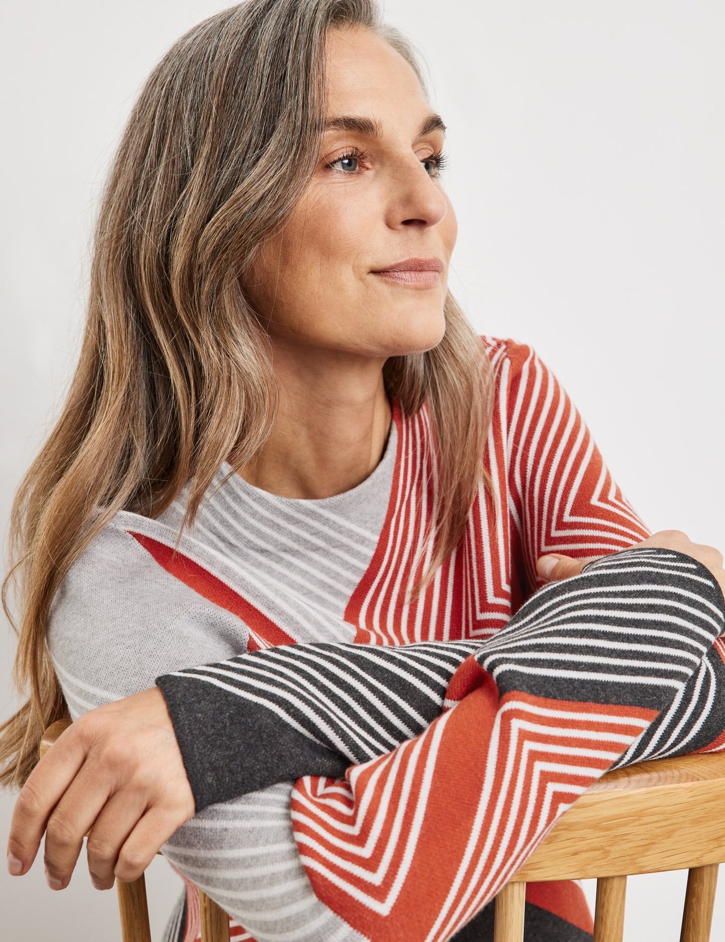 Pullover with a Graphic Pattern - GERRY WEBER