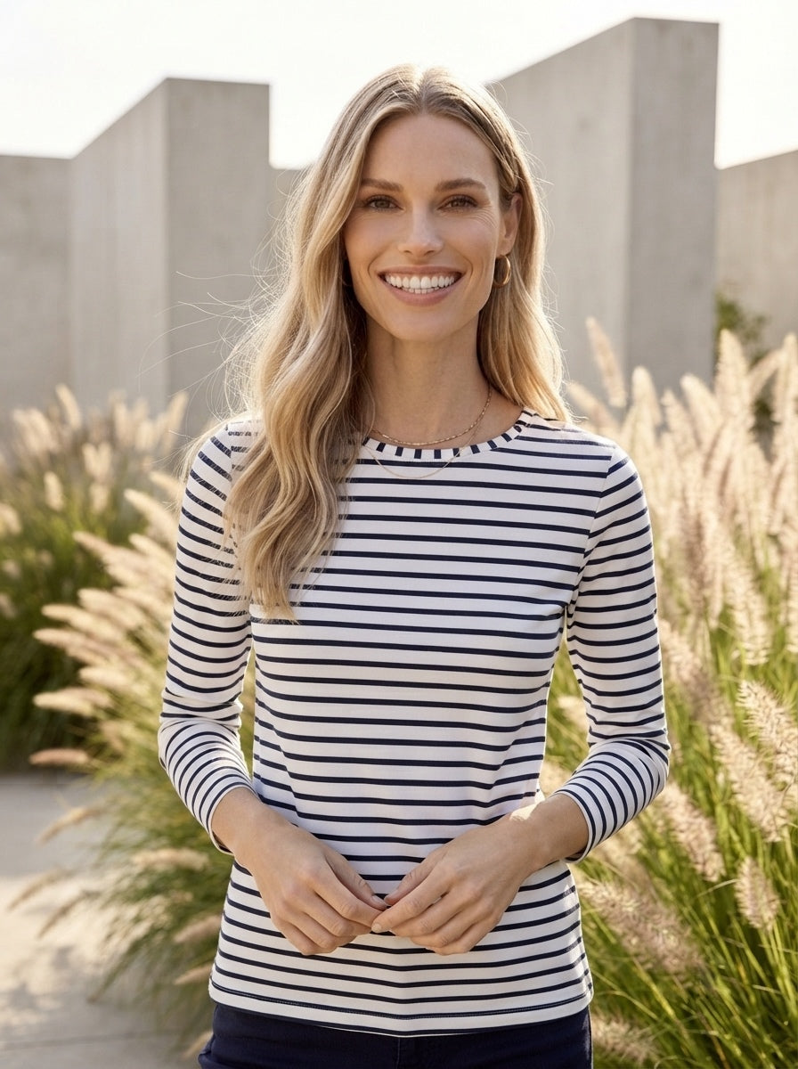 Top with Stripes