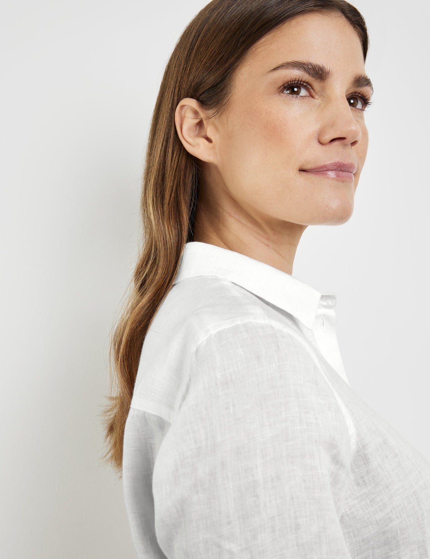 Linen Blouse with Side Slits - GERRY WEBER