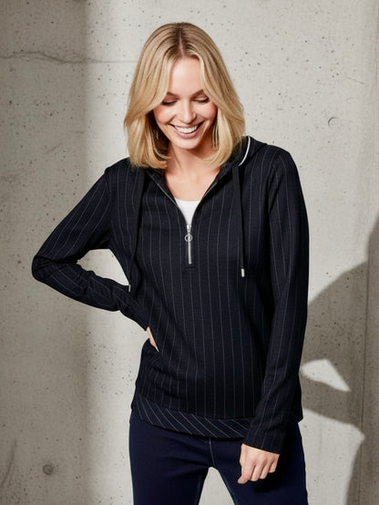 Pinstripe Pullover