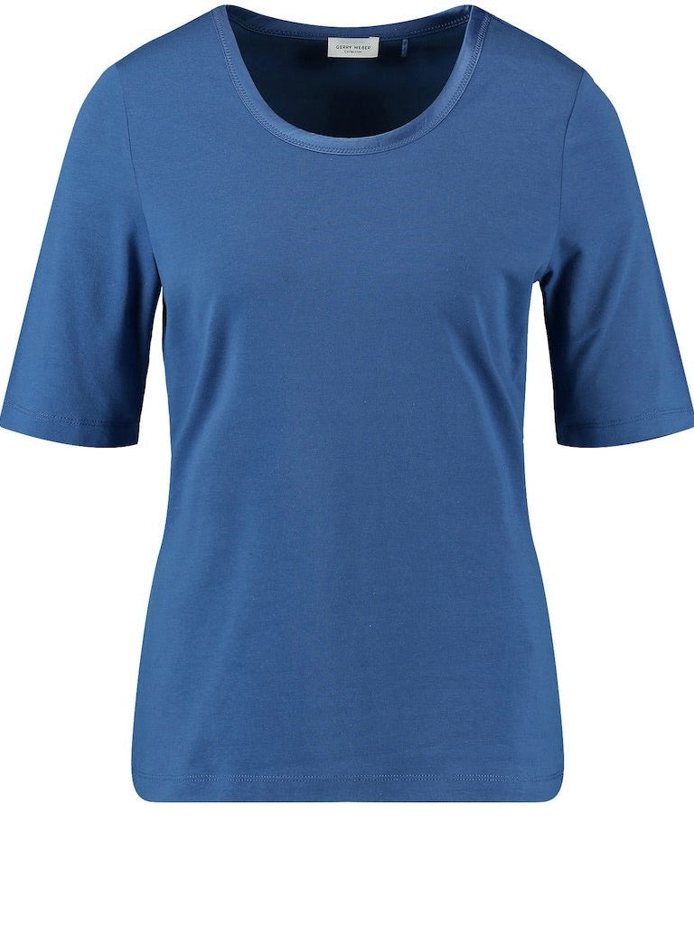 Top with Satin Trim