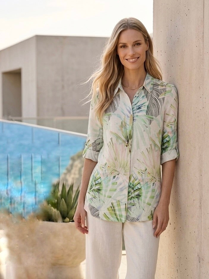 NEW Linen Blouse - GERRY WEBER