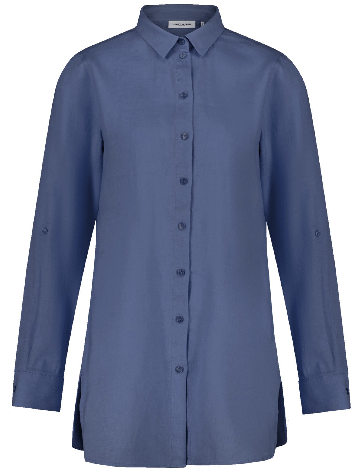 Linen Blouse with Side Slits