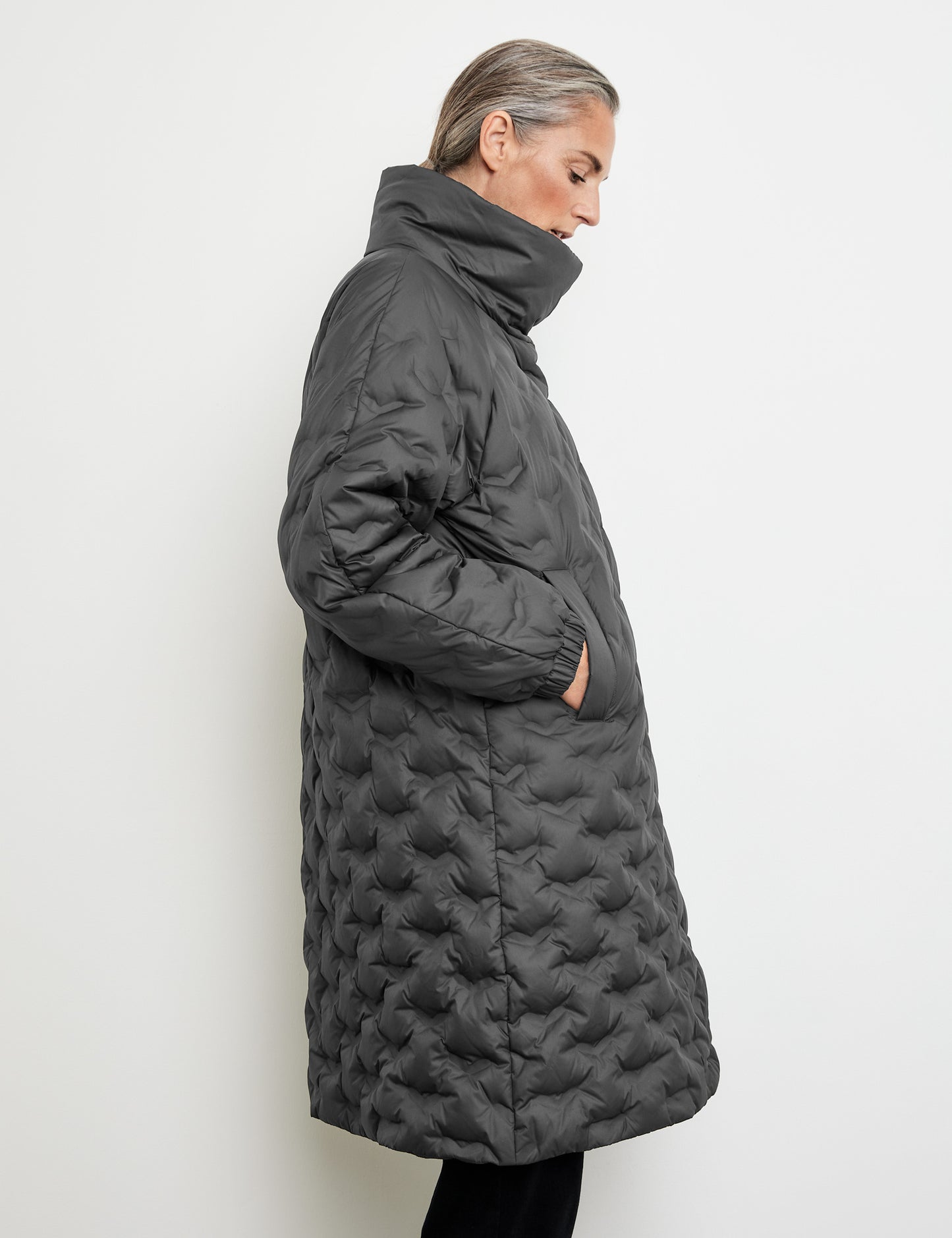 Coat with Quilted Pattern - GERRY WEBER