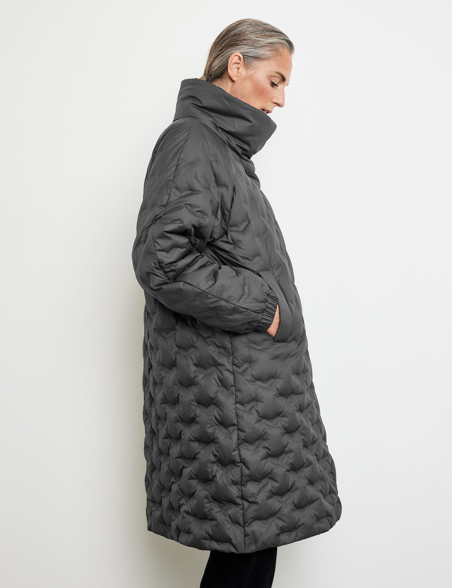 Coat with Quilted Pattern - GERRY WEBER