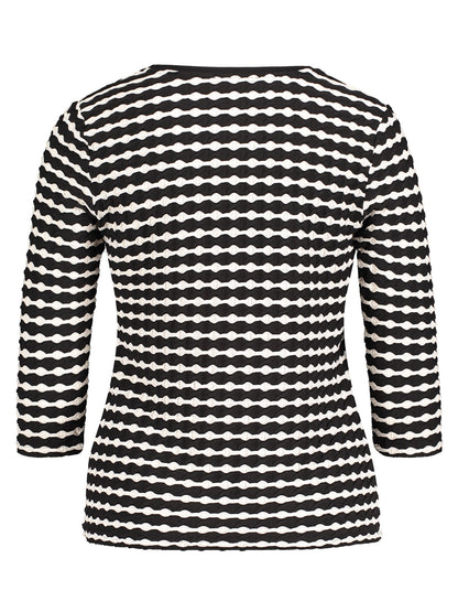 NEW Textured Top – Black - GERRY WEBER