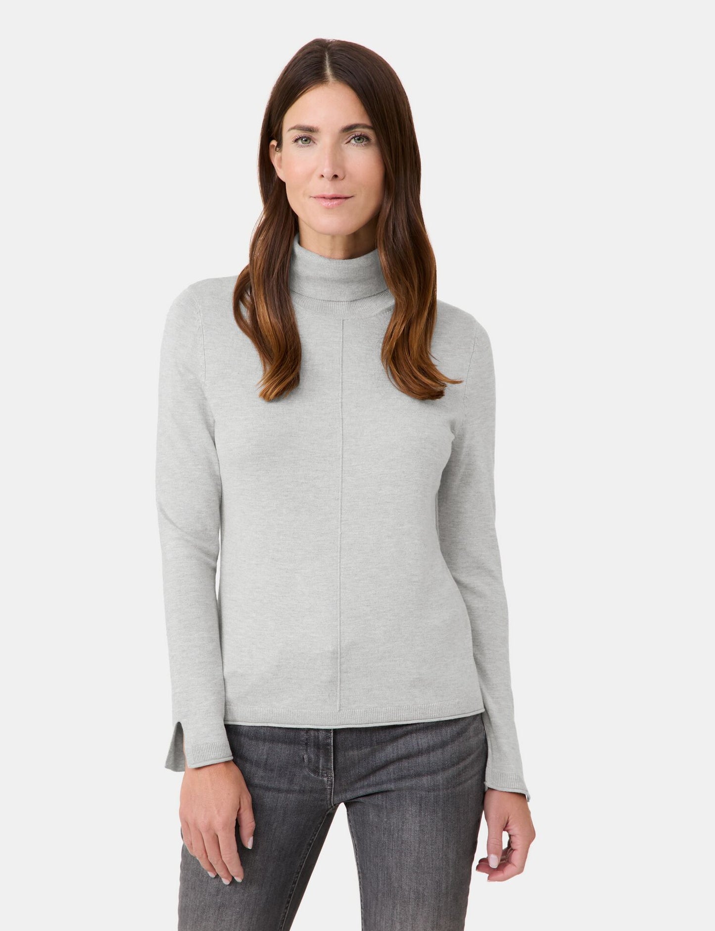 Knit Turtleneck — Grey