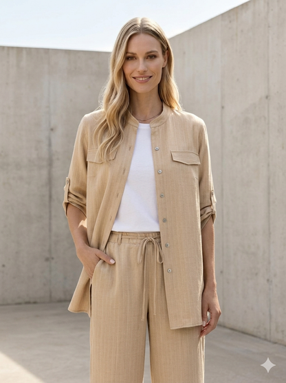 NEW Pinstripe Blouse