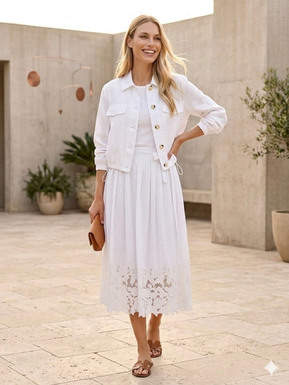 NEW Cotton Skirt - GERRY WEBER