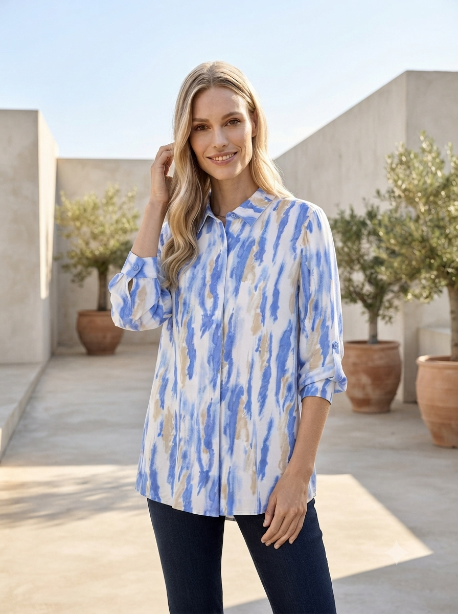 Blouse with Print - GERRY WEBER