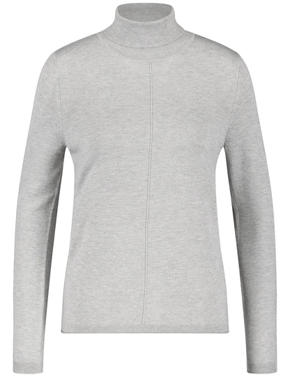 Knit Turtleneck — Grey