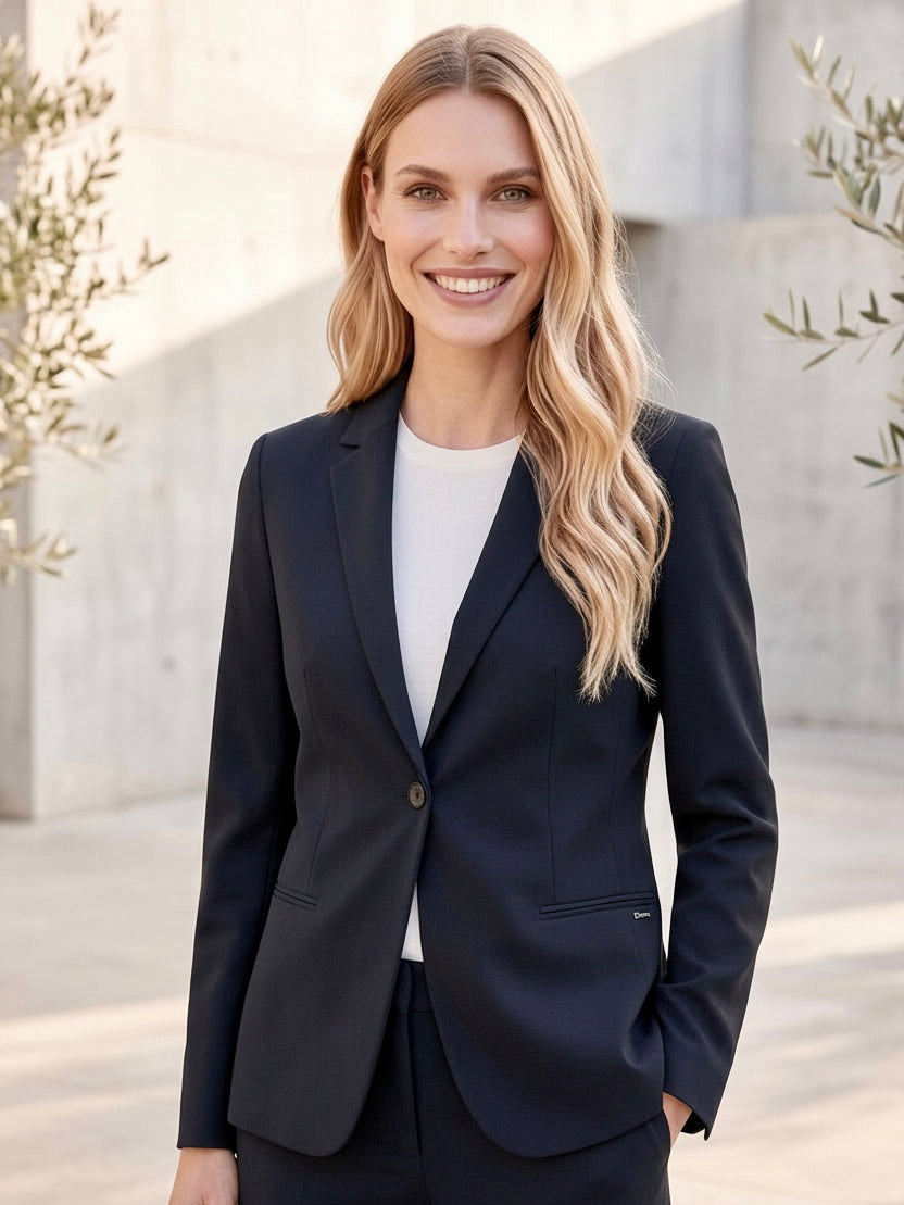 NEW Elegant Blazer – Navy - GERRY WEBER