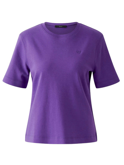 Cotton T-shirt - Purple