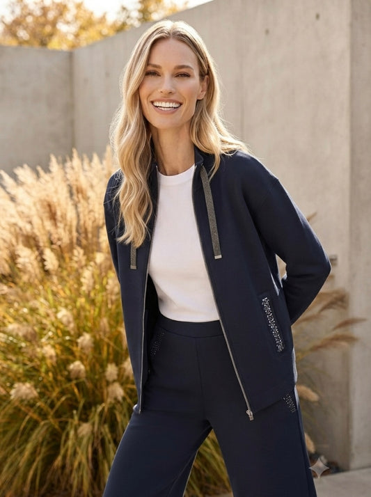 Zippered Cardigan