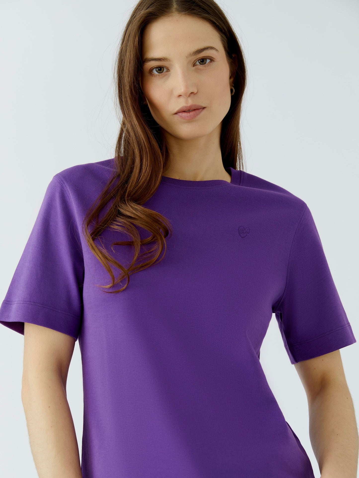 Cotton T-shirt - Purple