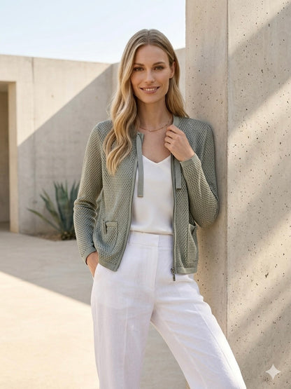 Zippered Cardigan - GERRY WEBER