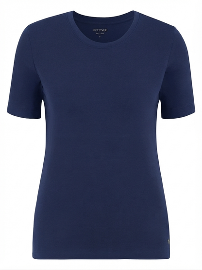 Cotton T-shirt - Navy