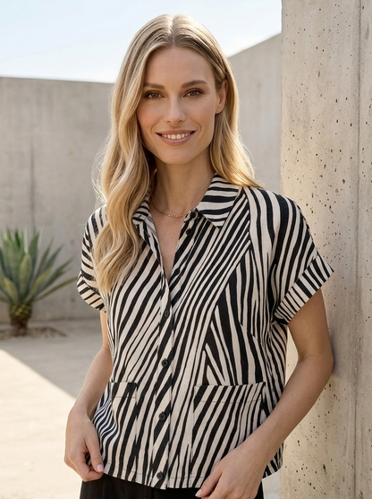 *NEW Linen Blouse - GERRY WEBER
