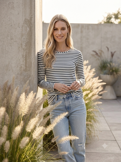 Top with Stripes