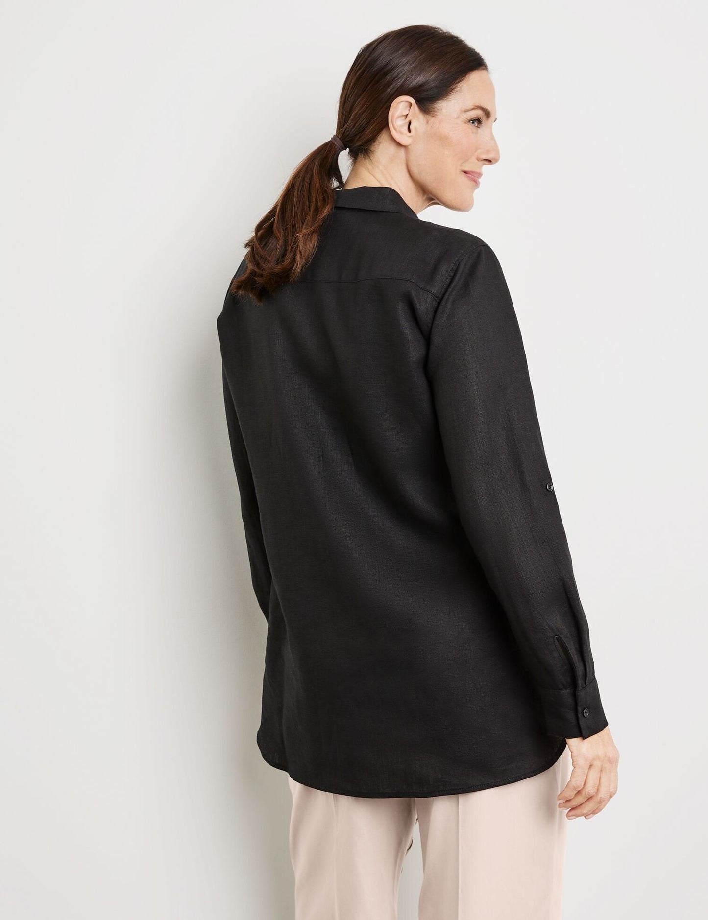 Linen Blouse with Side Slits - GERRY WEBER