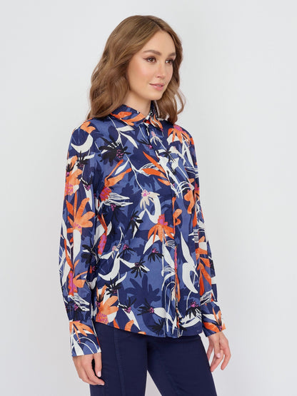 Cotton Blouse with Print