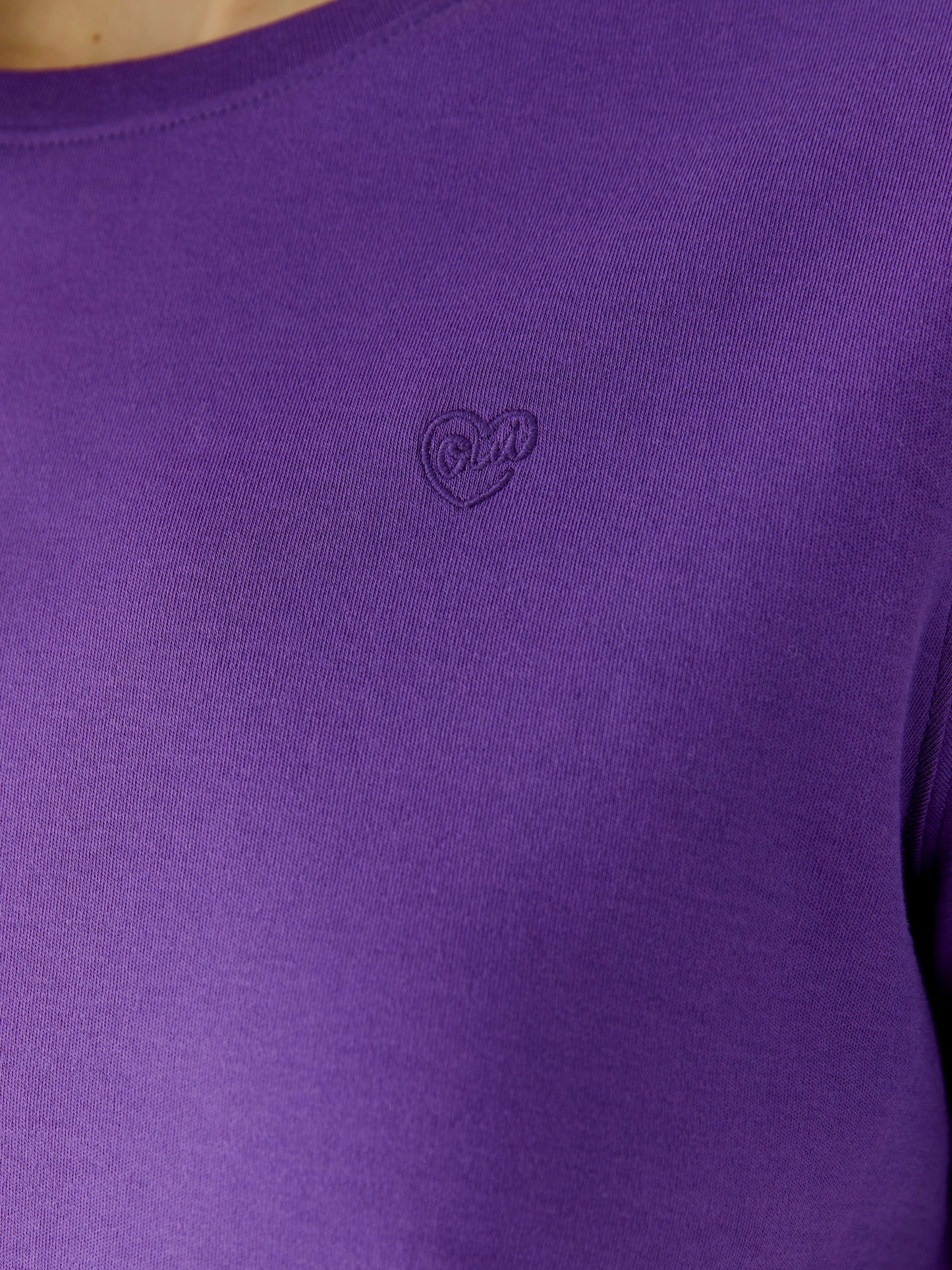 Cotton T-shirt - Purple