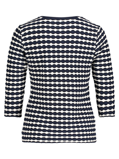 NEW Textured Top – Navy - GERRY WEBER