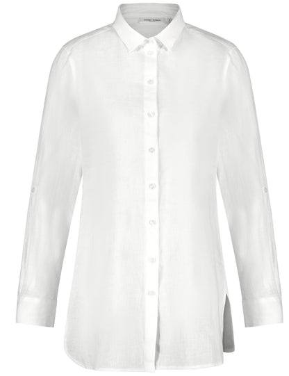 Linen Blouse with Side Slits - GERRY WEBER
