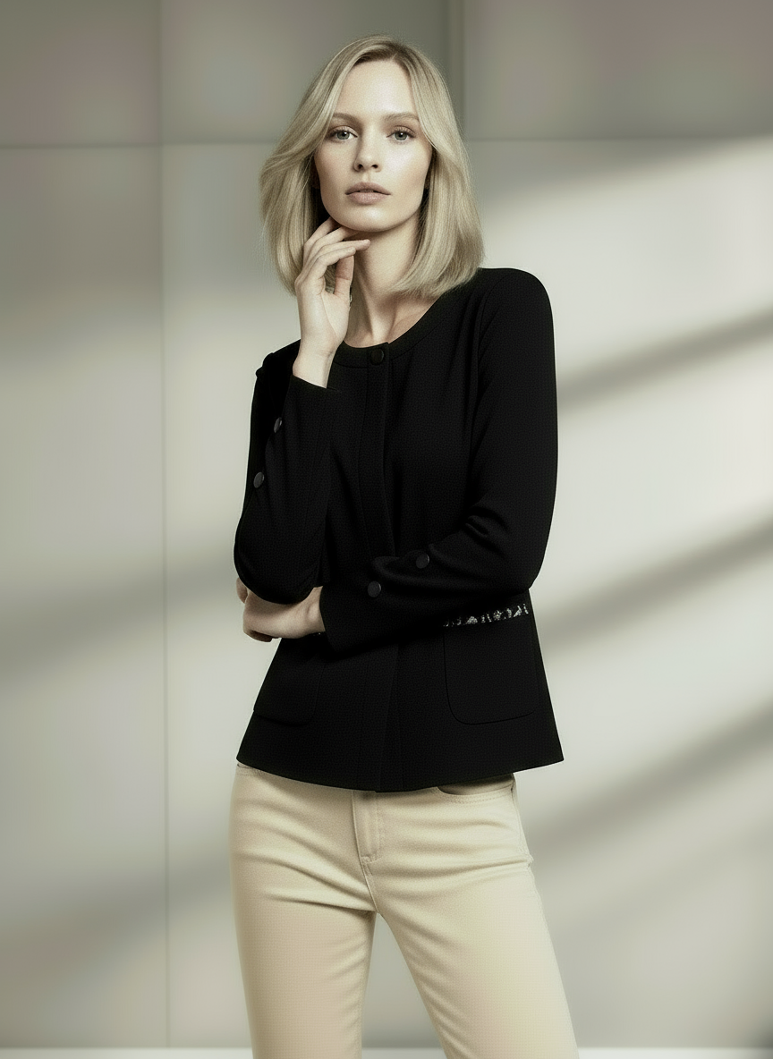 Jacket with Leopard Details - GERRY WEBER