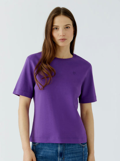 Cotton T-shirt - Purple