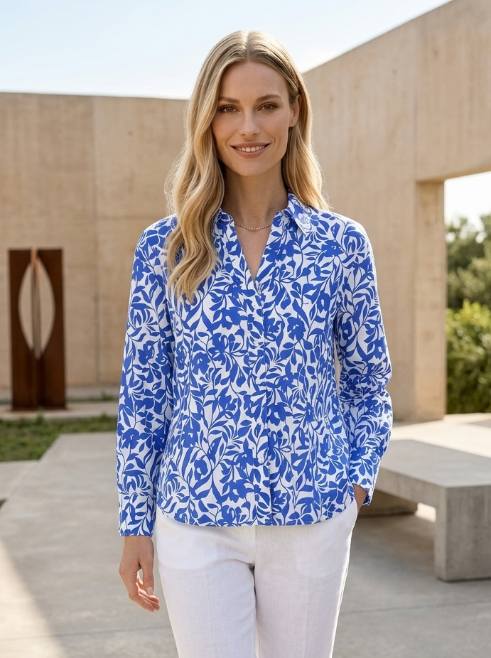 NEW Cotton Blouse - GERRY WEBER