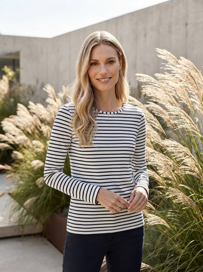 Top with Stripes
