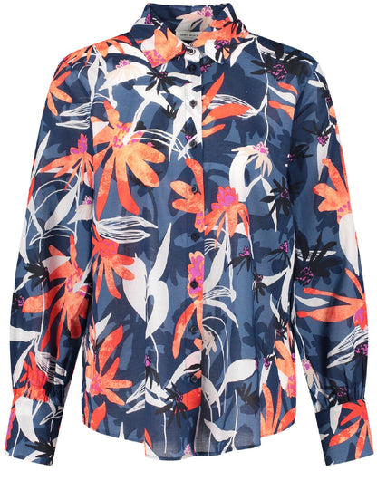 Cotton Blouse with Print