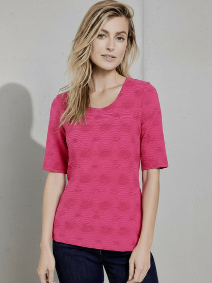 Textured Cotton Top