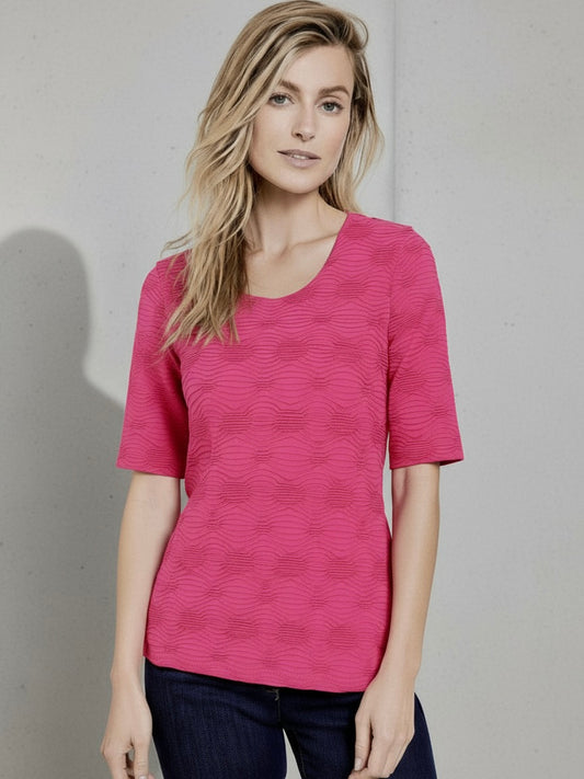 Textured Cotton Top