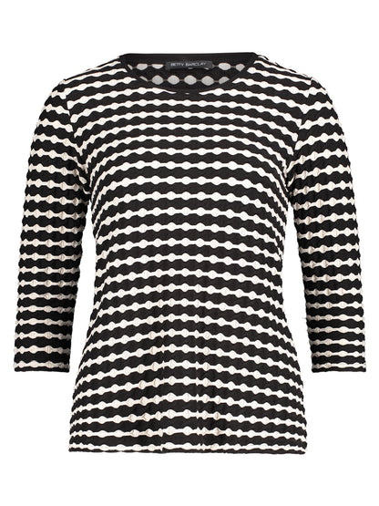 NEW Textured Top – Black - GERRY WEBER