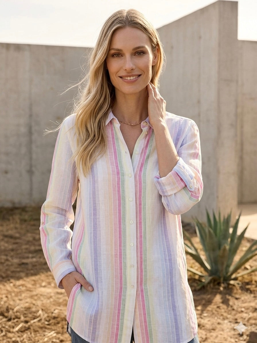 Linen Blend Blouse - GERRY WEBER