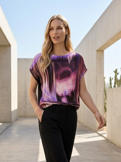 Top with Fabric Panelling